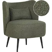 Beliani OTSBY - Fauteuil - Donkergroen - Bouclé