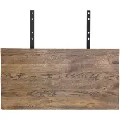 House Nordic Set van 2 verlengstukken golfrand Toulon | hout naturel 50x95x4 cm tafelbladen en -poten | NADUVI