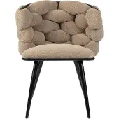Pole to Pole Eetkamerstoel Rock | polyester beige 63x77x64 cm eetkamerstoelen | NADUVI