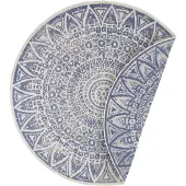 Home Collection Buitenkleed Nora Rond - Blauw 100 ø cm
