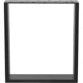 ML-Design Set van 2 tafelpoten Grad | metaal zwart 40x8x43 cm tafelbladen en -poten | NADUVI