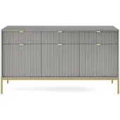 NADUVI Collection Dressoir Louis 3 deurs 3 lades | spaanplaat grijs 154x83x39 cm dressoirs | NADUVI