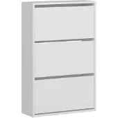 Kalune Design Schoenenkast Lola | spaanplaat wit 70x109x25 cm schoenenkasten | NADUVI
