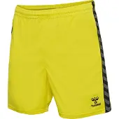 Hummel Sportbroek 'Authentic' citroengeel / zwart / wit