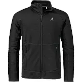 Schöffel Funktionele fleece-jas 'Cascata' zwart / wit