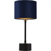 Lux.pro Tafellamp Deventer 39xØ18 cm E14 zwart koper en blauw
