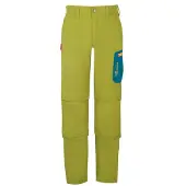 TROLLKIDS - Kid's Preikestolen Double Zip-Off Pants - Afritsbroek 158, olijfgroen