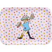 Muurla Pippi dienblad 20x27 cm Verjaardag