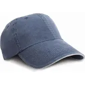 Result Washed Fine Line Cotton Cap With Sandwich Peak | Maat: Één maat