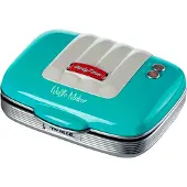 Ginza.se Wafelijzer - - 1973 - 700 W - Anti-aanbak platen - Lichte Blauw
