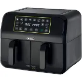 Ariete 4623 - Dubbele Airfryer XXL - Twee Kookvakken - 8 Liter - 1700 Watt - Dual Zone Technologie - 8 automatische programma's