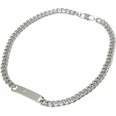 Karl kani Ketting zilver