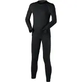 Falke Maximum Warm Long Sleeve Base Layer Set Zwart 6-7 Years Kinderen