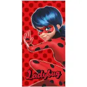 Tinisu Strandlaken Ladybug 70 x 140 cm rood