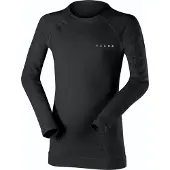 Falke Longsleeve Kids Wool-Tech Black-Maat 110 - 116