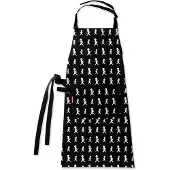 Solstickan Design Schort Zwart - Schorten Katoen Black - ST50-01