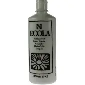 Talens Ecola plakkaatverf flacon van 1000 ml, wit 4 stuks
