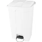 Probbax Pedaalemmer - Container met deksel - Verrijdbaar - HACCP - 90 liter - Wit