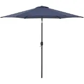 Casa.pro Tuin parasol Altino stokparasol Ø270x235 cm marineblauw