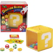 Super Mario Question Block Game- familie spel 2-6 spelers - vanaf 4 jaar- scan de QR code en zie hoe t werkt