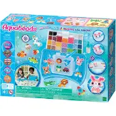 AquaBeads Beginners koffer ( studio)- SPEELGOED VAN HET JAAR 2025 -complete set met 900 parels in 25 kleuren- inclusief de nieuwe watercolour parels- met handige sorteerbak