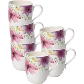 Villeroy & Boch Becher mit Henkel Mariefleur Tea 430 ml Set van 6