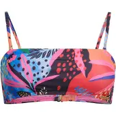 Superdry Dames Multicolour tropisch bandeau bikinitopje (L), Veelkleurig, Strandkleding, Gerecycled polyester, Duurzaam W3010398A