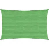 vidaXL Zonnezeil 160 g/m² 3x6 m HDPE lichtgroen