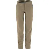 Fjall Raven Broek Women High Coast Trail Trousers Suede Brown W-Maat 42