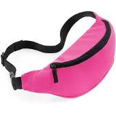 Bagbase 2x Heuptasjes/buideltasjes fuchsia roze 38 cm - festivaltasjes