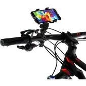 Benson 2x stuks Universele smartphone/telefoonhouder voor op de fiets
