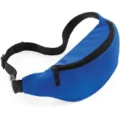 Bagbase 2x Heuptasje/buideltasje blauw 38 cm - festivaltasjes