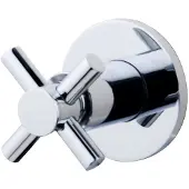 Wiesbaden Cross stopkraan inbouw 1/2'' chroom