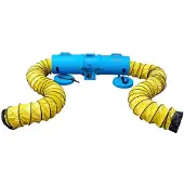Spero Flex luchtslang axiaal ventilator | 100mm x 10Mtr incl. slangenklem – SBLFD10cx10m