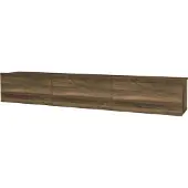 En.casa Tv-meubel Vihti zwevend 180x31x29,5 cm walnootkleurig