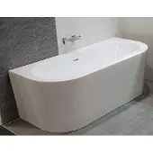 Sanisense Base half vrijstaand bad 170x75 cm wit