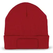 K-Up Muts met patch en Thinsulate-voering KP894 - Red - One size