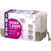 Gillette Venus Scheermesjes 1 toilettas + 1 scheermes+ 4 refill scheermesjes