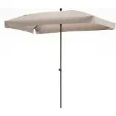 Intratuin Parasol Cuba Taupe 80+UV 210 X 140 Cm Gerecycled