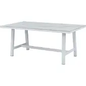Intratuin 4-zits Eettafel Alexa Wit 180 X 100 X 76 Cm