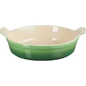 Le Creuset - Aardewerk - Ovenschaal 24cm rond Bamboe