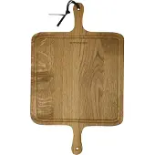 Dutchdeluxes Broodplank Dutchdeluxes BBQ XL Square Oiled Smoked Oak