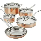 Hestan Bond Pottenset 10 Delen - Pannensets Koper Copper - 31592