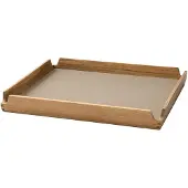 Lind DNA Dienblad Square S Airy Nupo Clay Brown / Teak