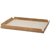 Lind DNA Dienblad Square M Airy Nupo Oyster White / Teak
