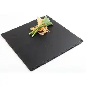 Aps Natuursteen serveerplateau - 25x25 cm - Set van 2 stuks