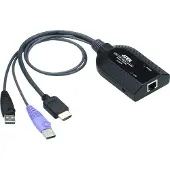 Aten KVM-adapter - - KA7188 - USB - HDMI - Virtuele Media - Zwart