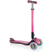 Globber Step ELITE DELUXE LIGHTS met lichtwielen - roze