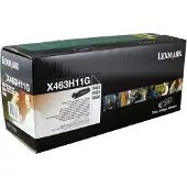 Lexmark Toner X463X11G Zwart Extra hoge capaciteit