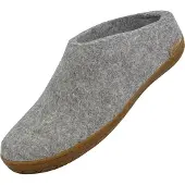 Glerups Huisschoenen 'Naturkautschuksohle' grijs